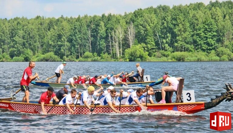 Открытый чемпионат Десногорска по гребле на лодках «дракон»